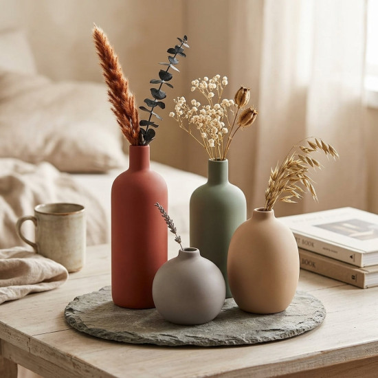 Porcelain Vase Set 4 Pcs